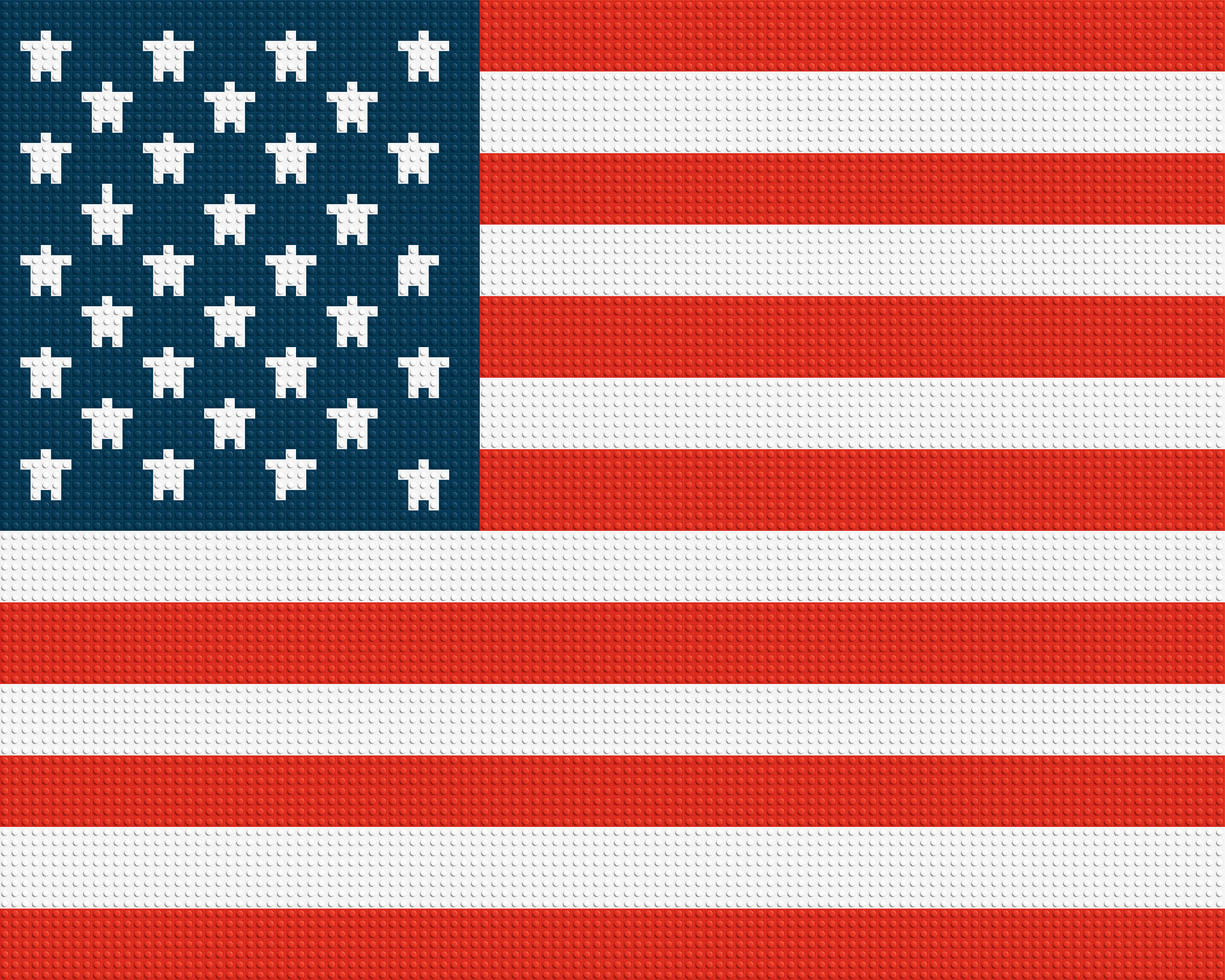 American Flag - Brick Art Mosaic Kit