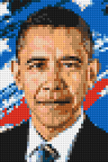 Barack Obama - Brick Art Mosaic Kit