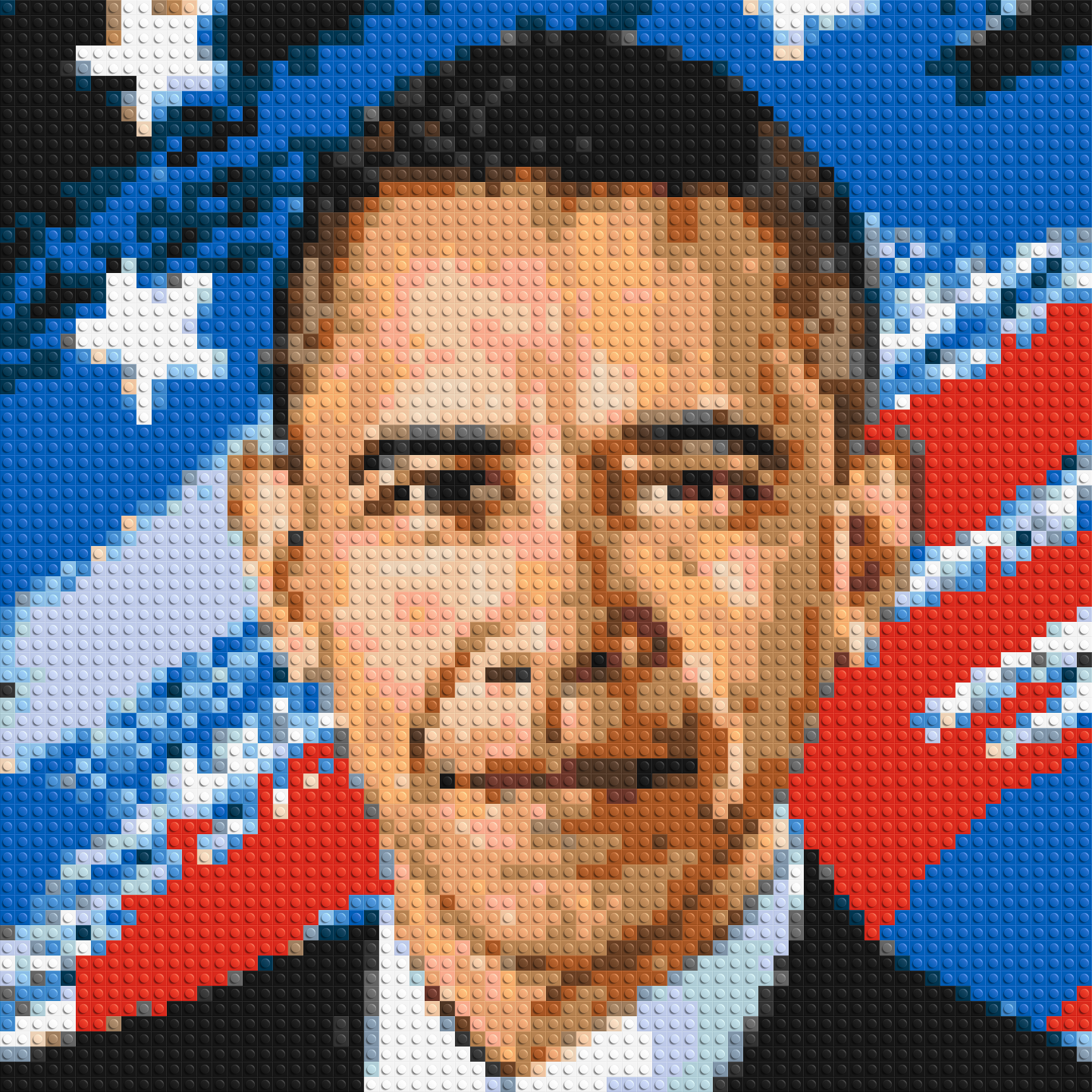 Barack Obama - Brick Art Mosaic Kit
