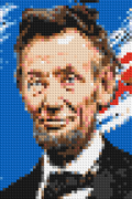 Abraham Lincoln - Brick Art Mosaic Kit