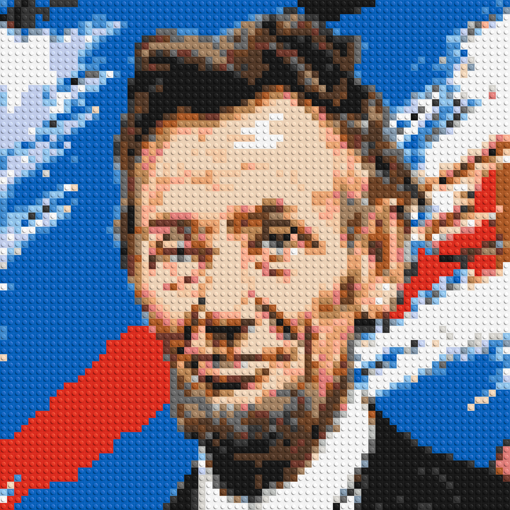 Abraham Lincoln - Brick Art Mosaic Kit