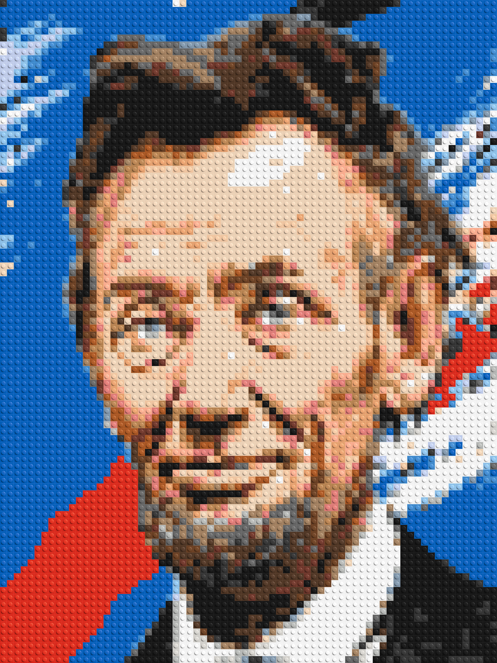 Abraham Lincoln - Brick Art Mosaic Kit