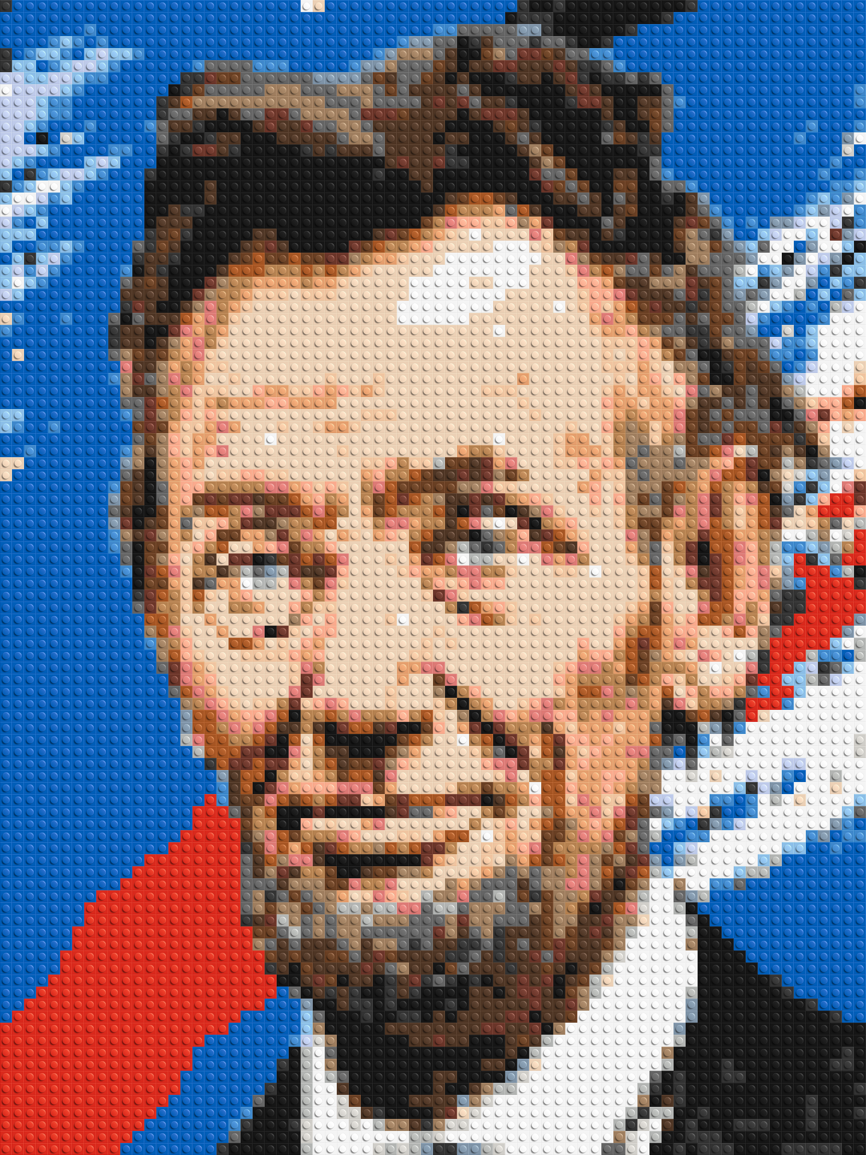 Abraham Lincoln - Brick Art Mosaic Kit