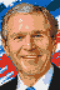 George W. Bush - Brick Art Mosaic Kit