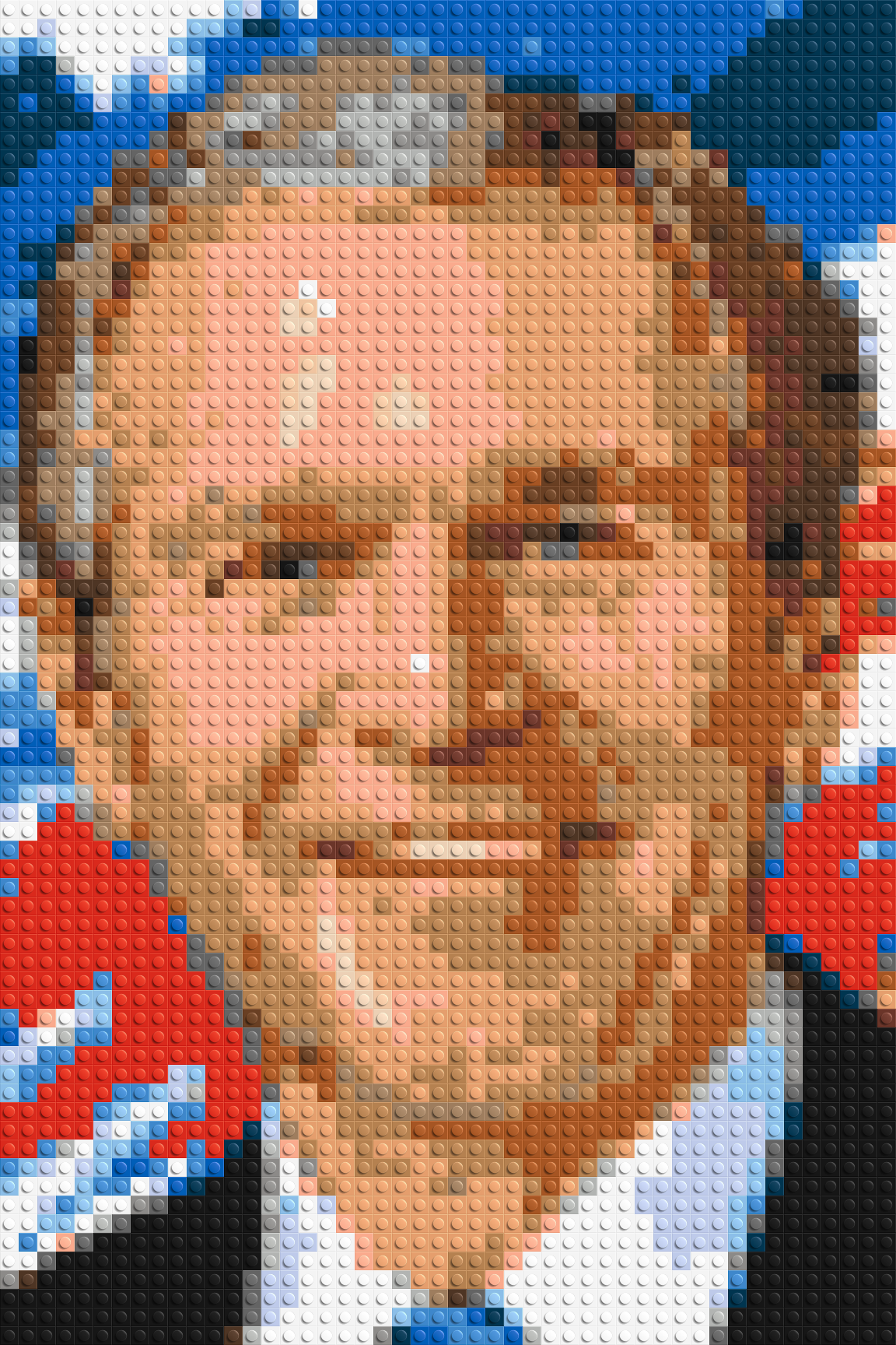 George W. Bush - Brick Art Mosaic Kit