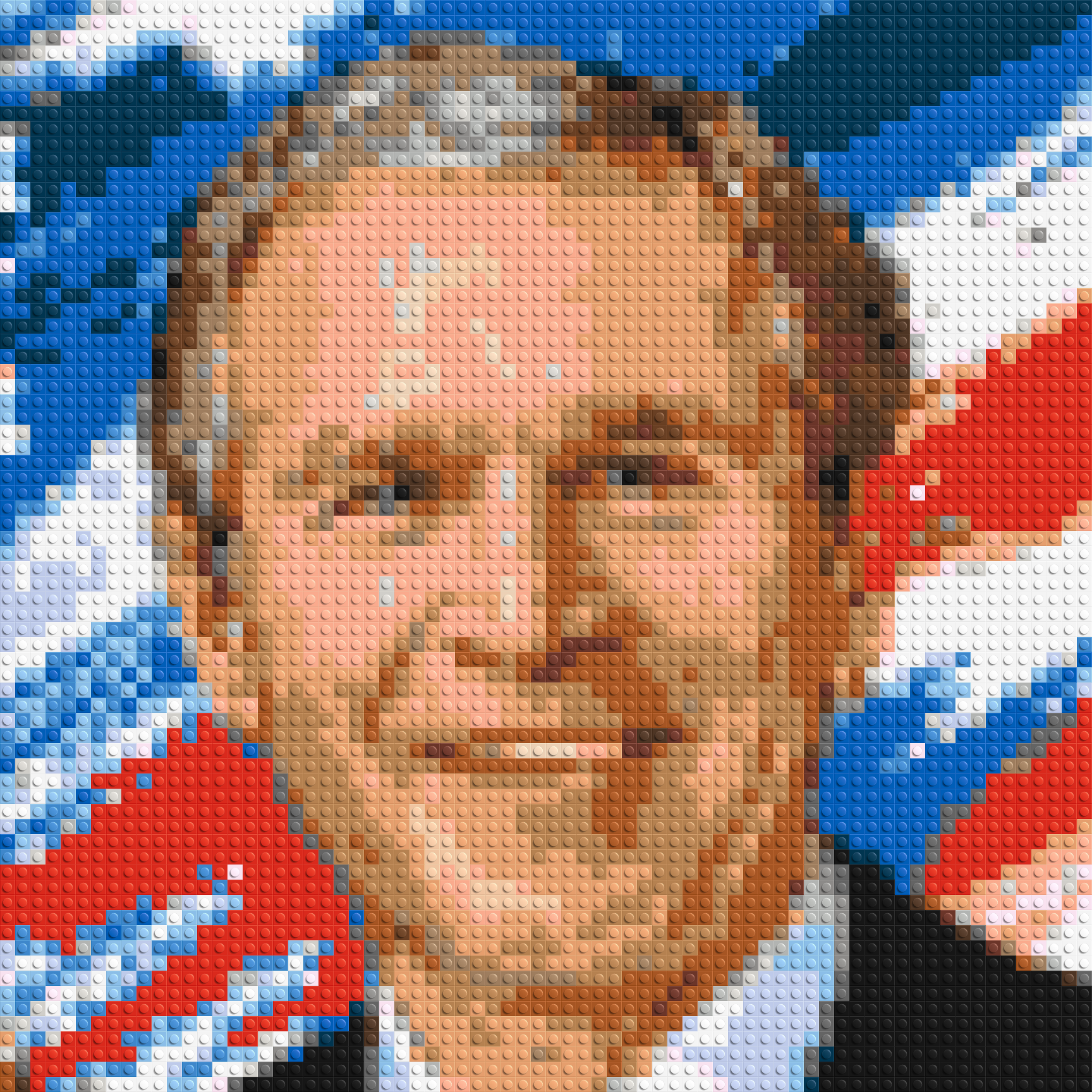 George W. Bush - Brick Art Mosaic Kit