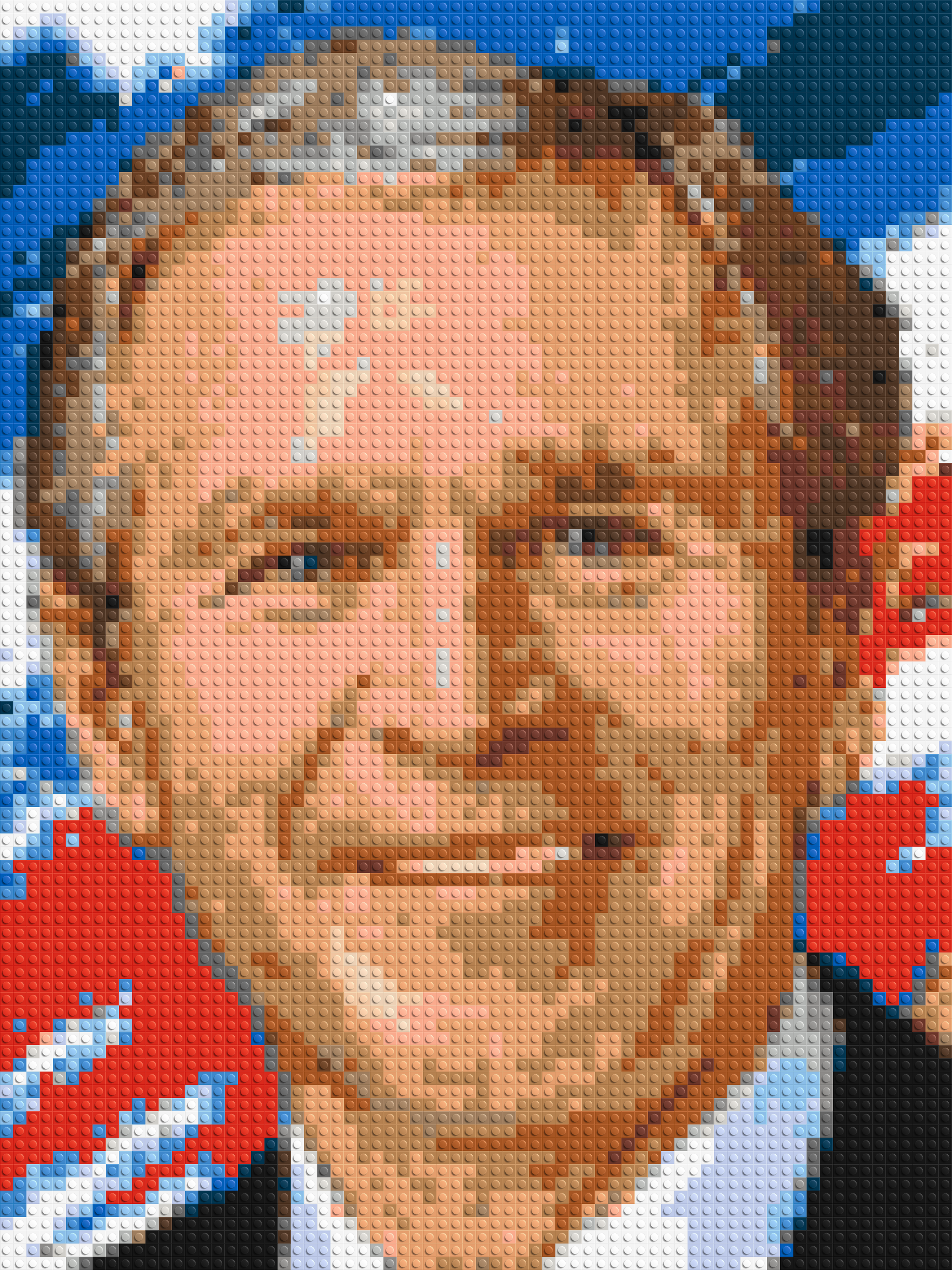 George W. Bush - Brick Art Mosaic Kit