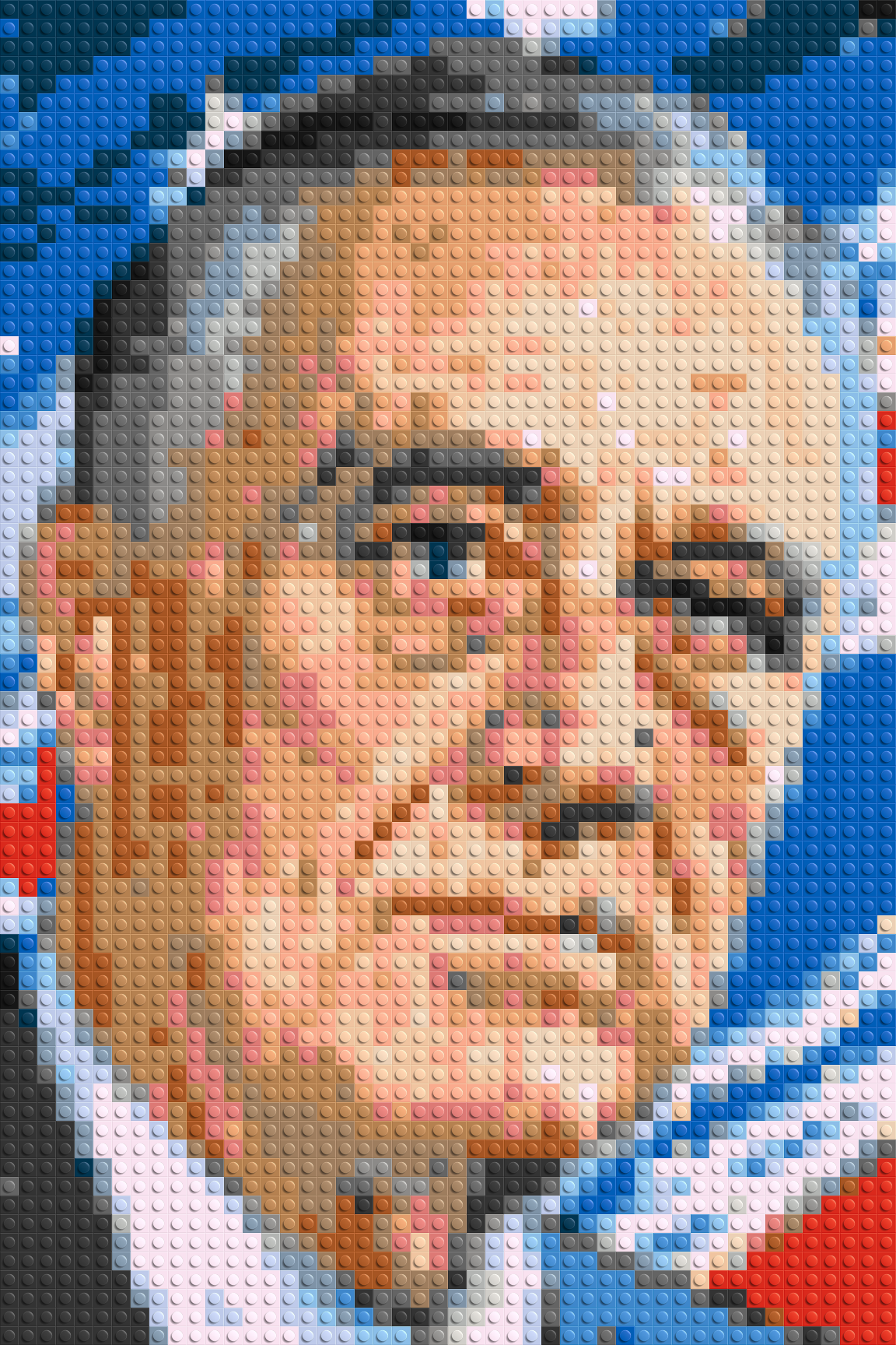 Franklin D. Roosevelt - Brick Art Mosaic Kit