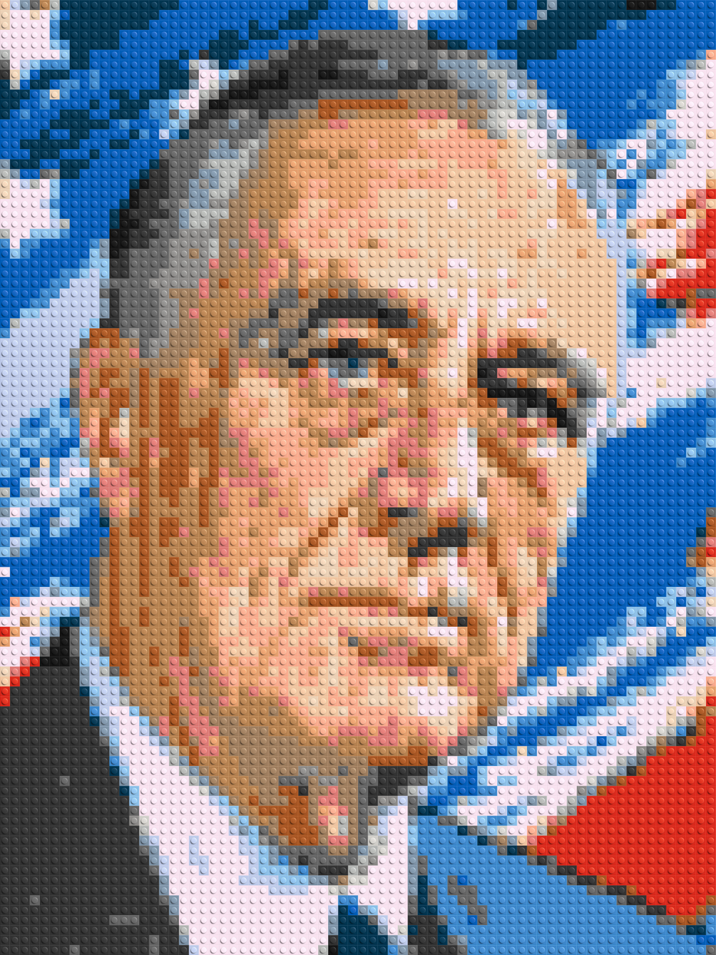 Franklin D. Roosevelt - Brick Art Mosaic Kit