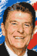 Ronald Reagan - Brick Art Mosaic Kit