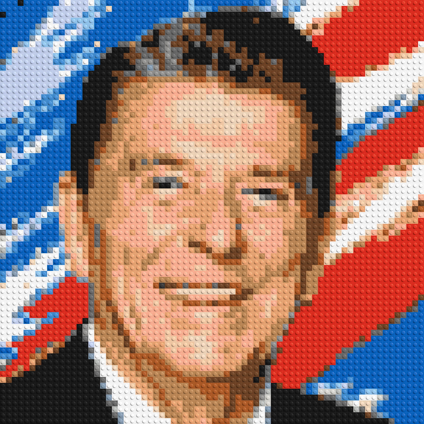 Ronald Reagan - Brick Art Mosaic Kit