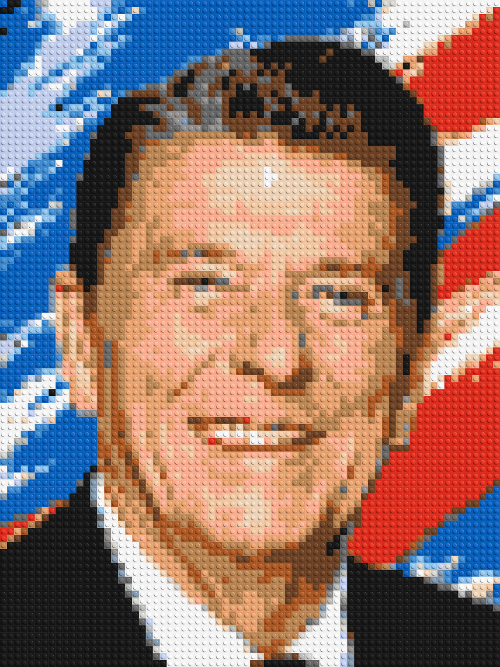 Ronald Reagan - Brick Art Mosaic Kit