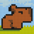 Chill Capybara - Brick Art Mosaic Kit