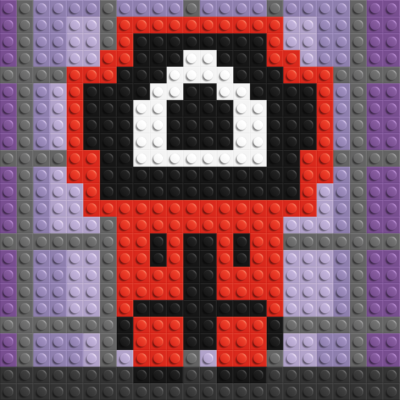Squid Game Guard - Brick Art Mosaic Kit