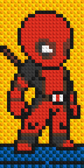 Deadpool #2 - Brick Art Mosaic Kit