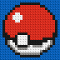 Pok¨¦ Ball - Brick Art Mosaic Kit