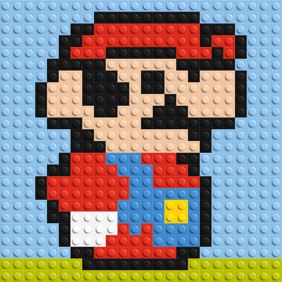 Mario #3 - Brick Art Mosaic Kit