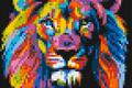 Lion Colorful Pop Art - Brick Art Mosaic Kit