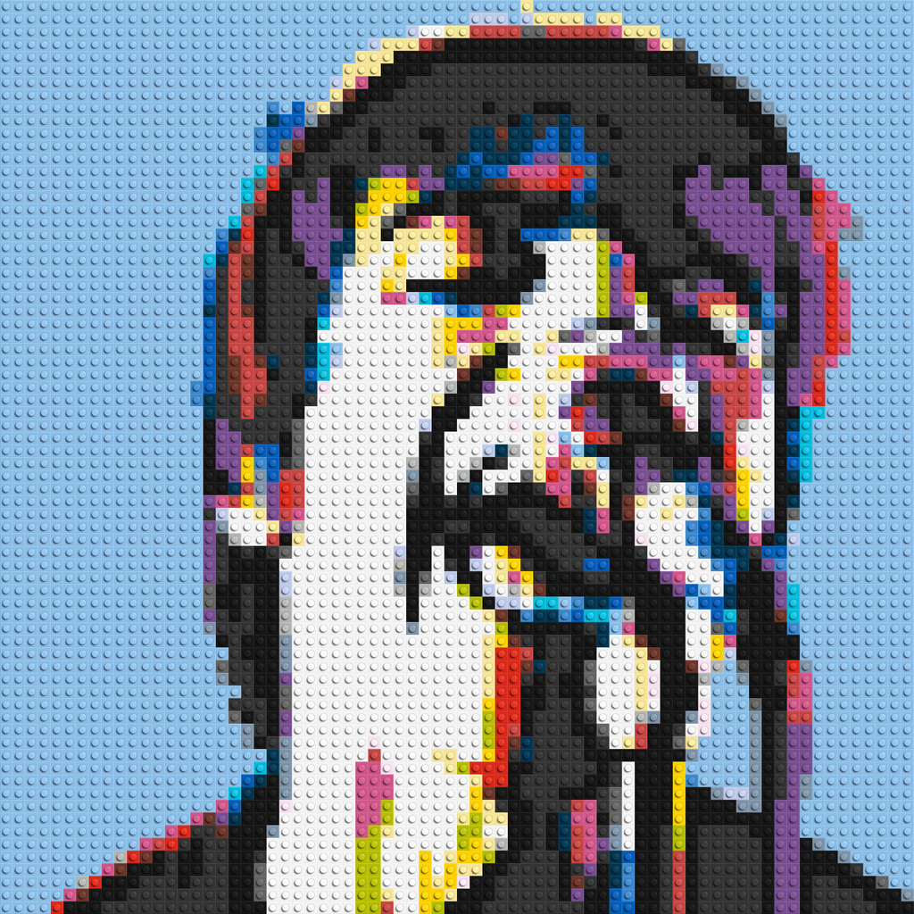 Liam Gallagher (Oasis) - Brick Art Mosaic Kit