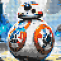 BB-8 - Star Wars - Brick Art Mosaic Kit