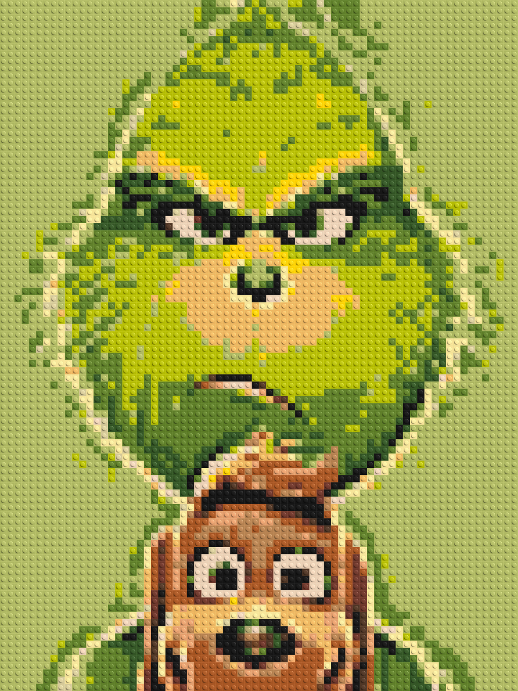 How the Grinch Stole Christmas Animated  - Brick Art Mosaic Kit