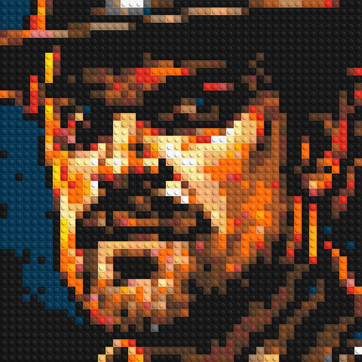 Jim Hopper - Stranger Things - Brick Art Mosaic Kit