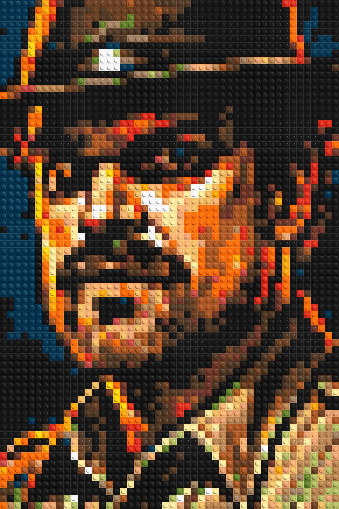 Jim Hopper - Stranger Things - Brick Art Mosaic Kit