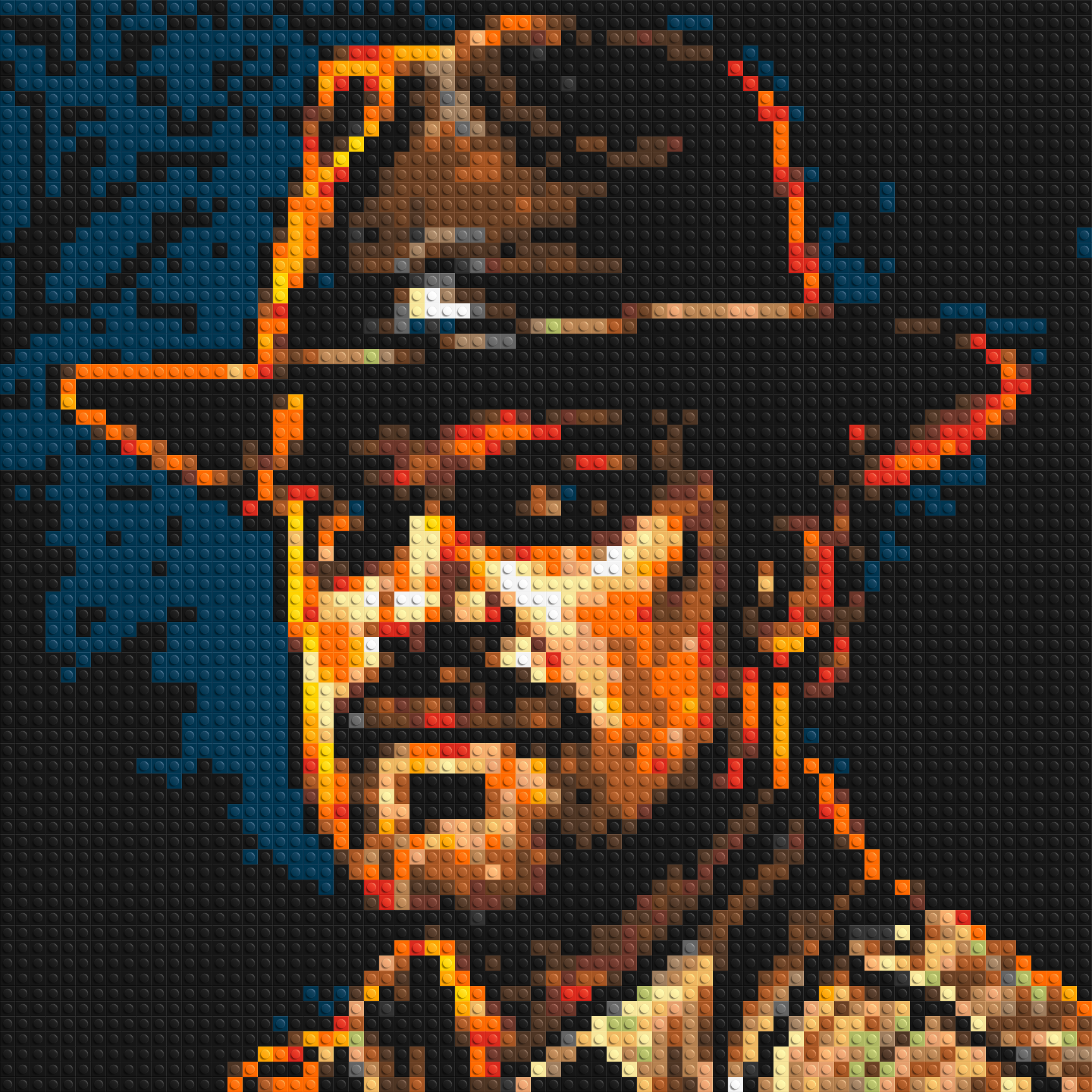 Jim Hopper - Stranger Things - Brick Art Mosaic Kit