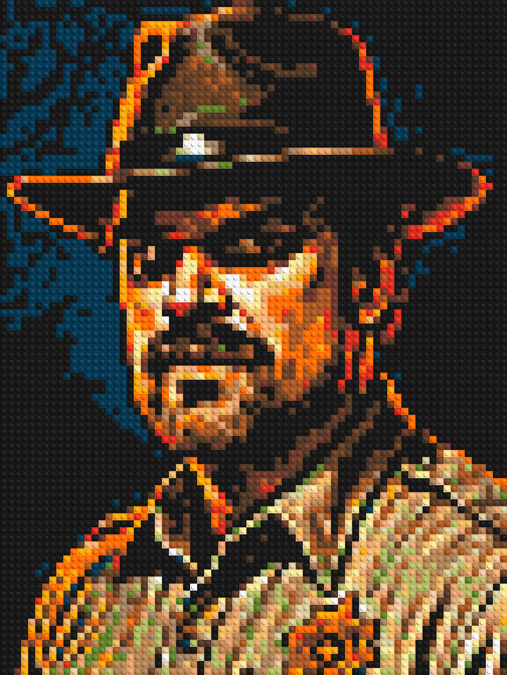 Jim Hopper - Stranger Things - Brick Art Mosaic Kit