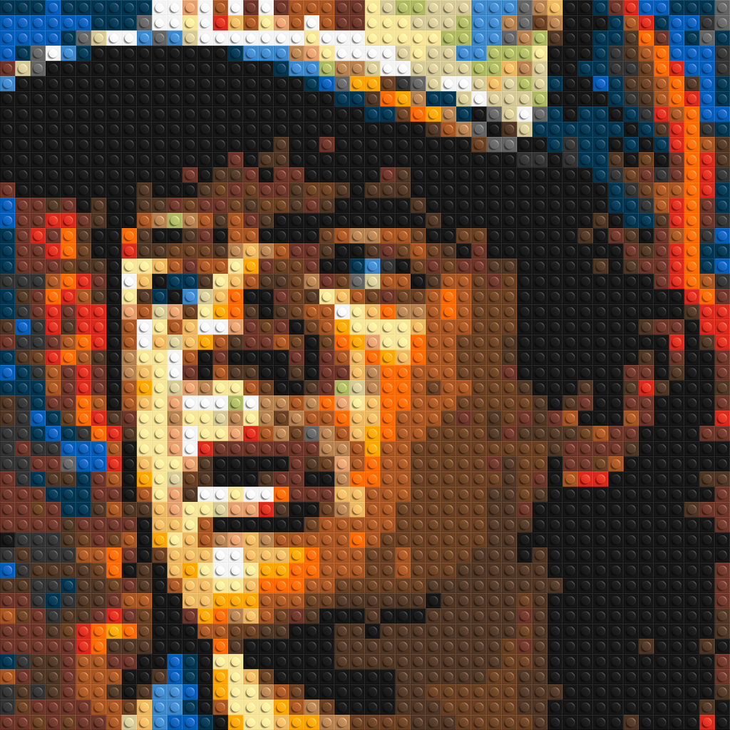 Dustin Henderson - Stranger Things - Brick Art Mosaic Kit