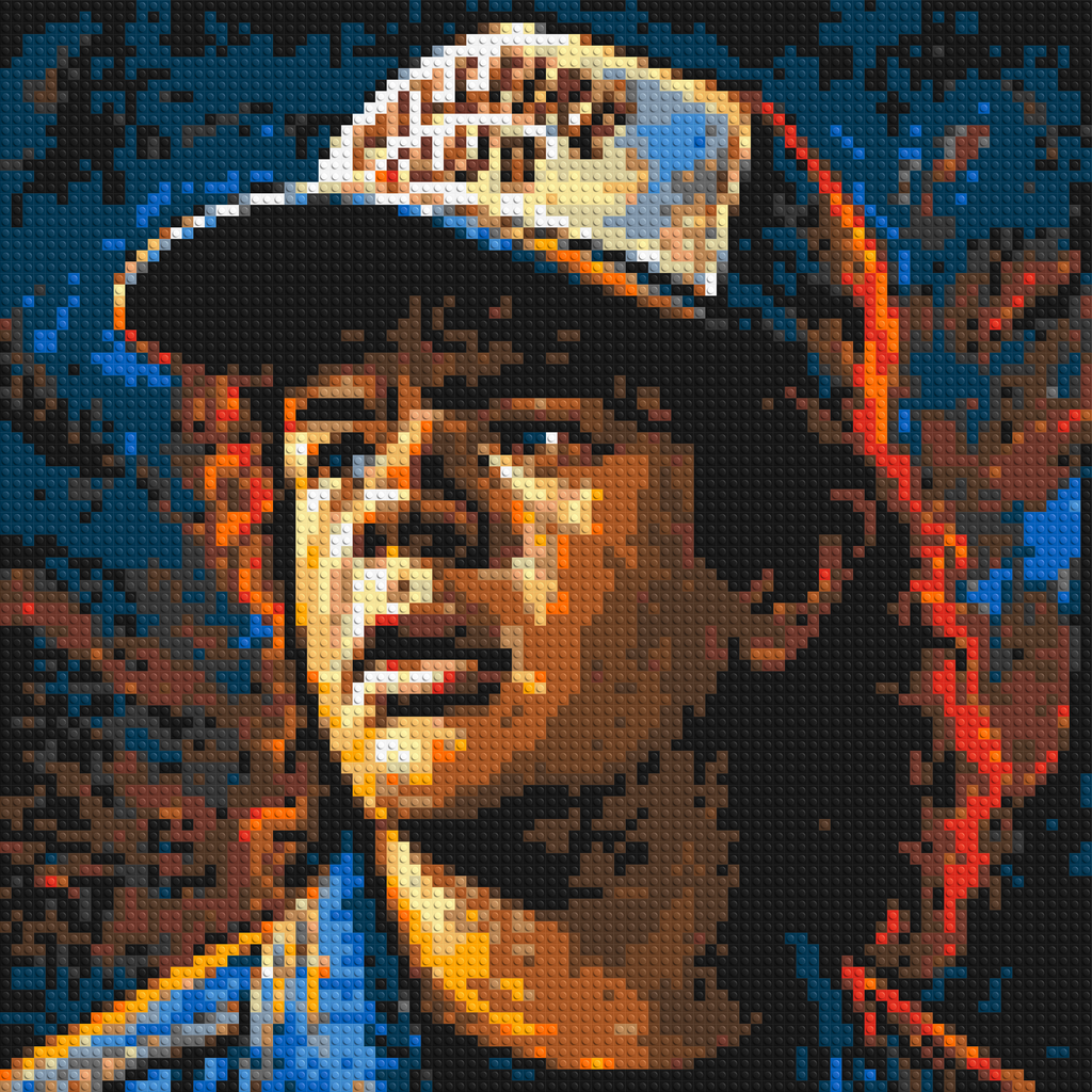 Dustin Henderson - Stranger Things - Brick Art Mosaic Kit