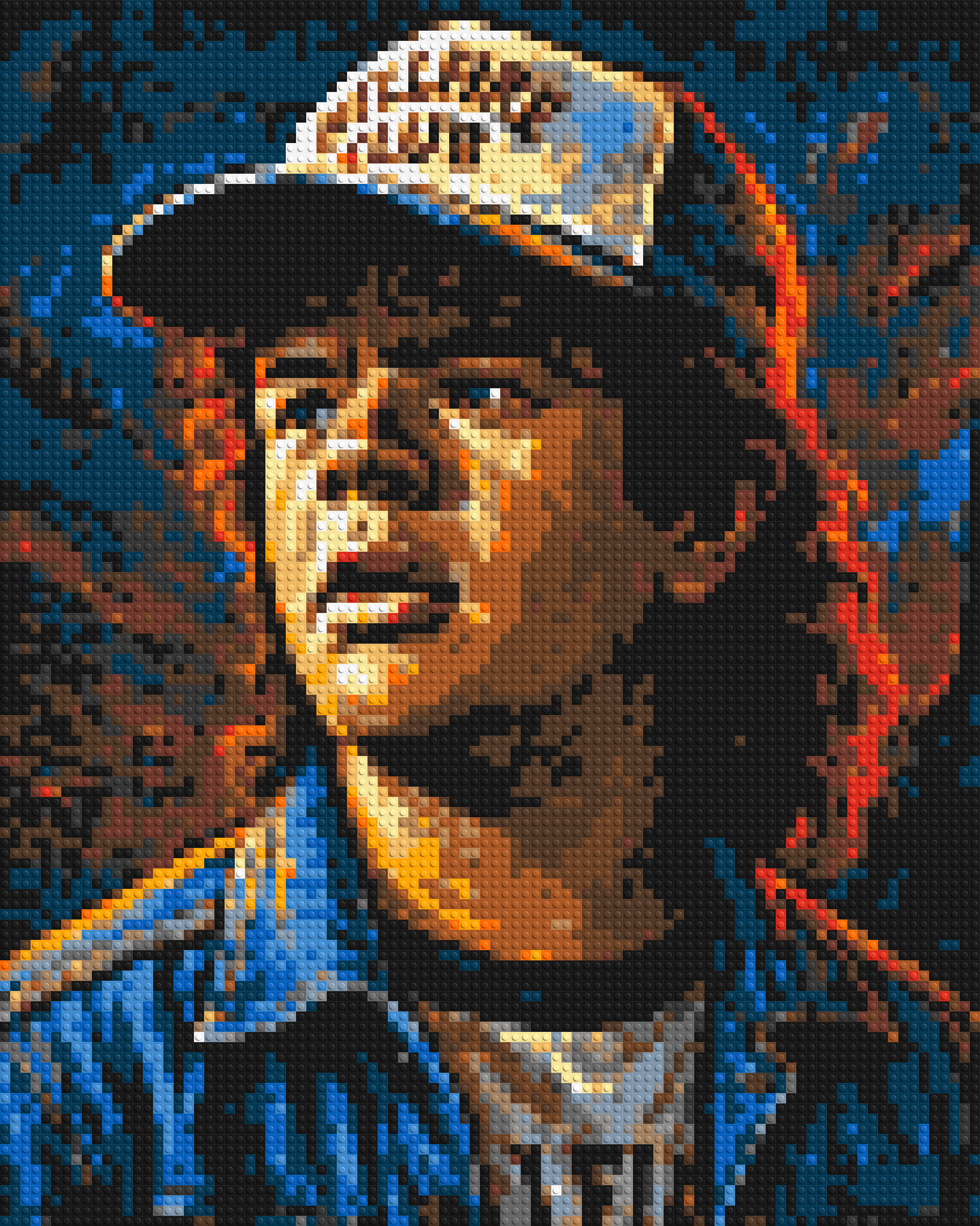 Dustin Henderson - Stranger Things - Brick Art Mosaic Kit