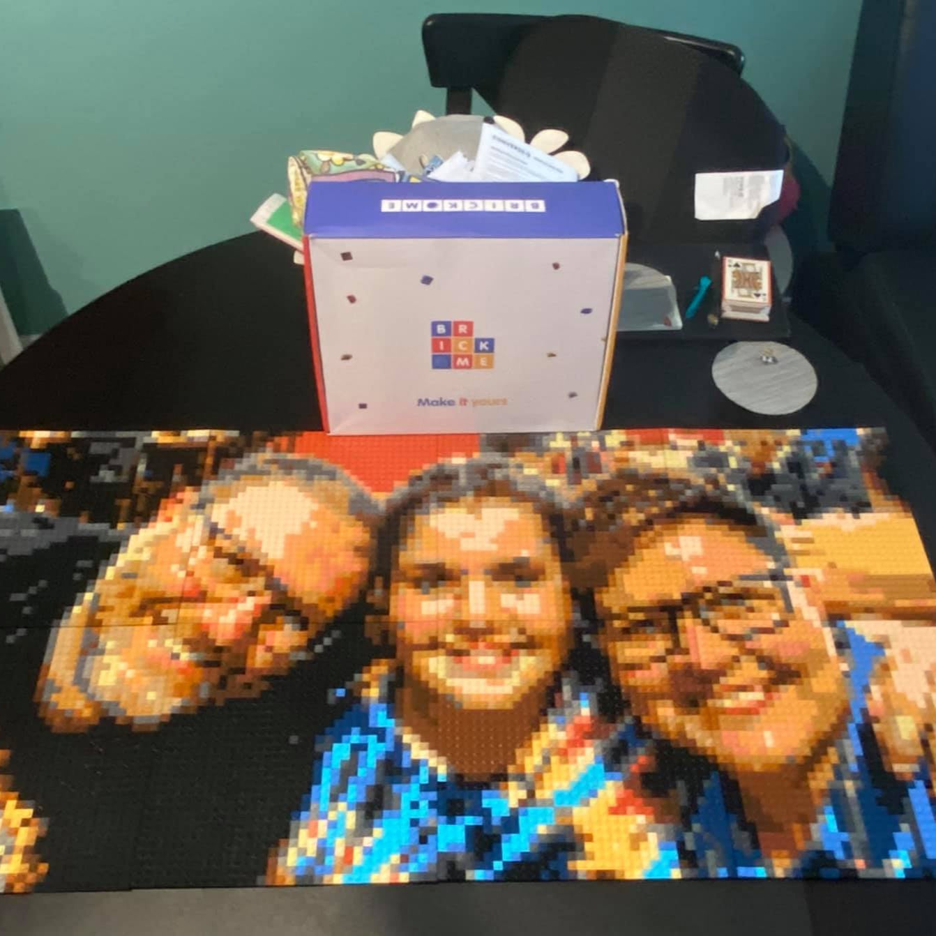 Personalized Brick Mosaic | Custom LEGO Art Style | Image to Bricks