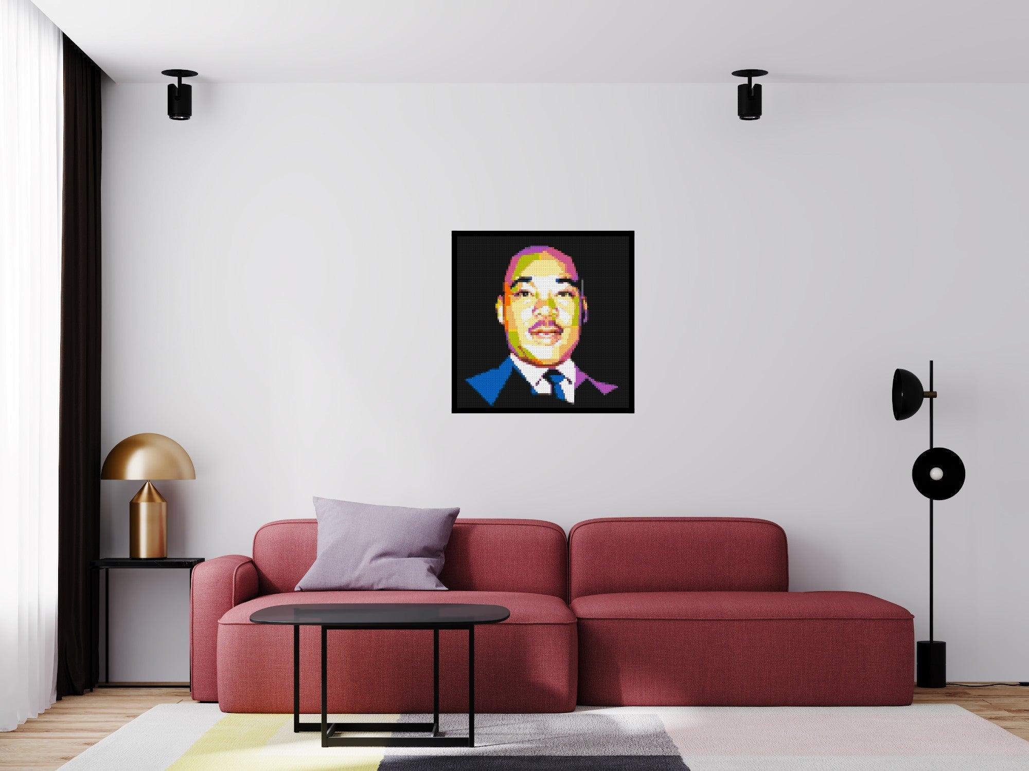 Martin Luther King Jr. - Brick Art Mosaic Kit
