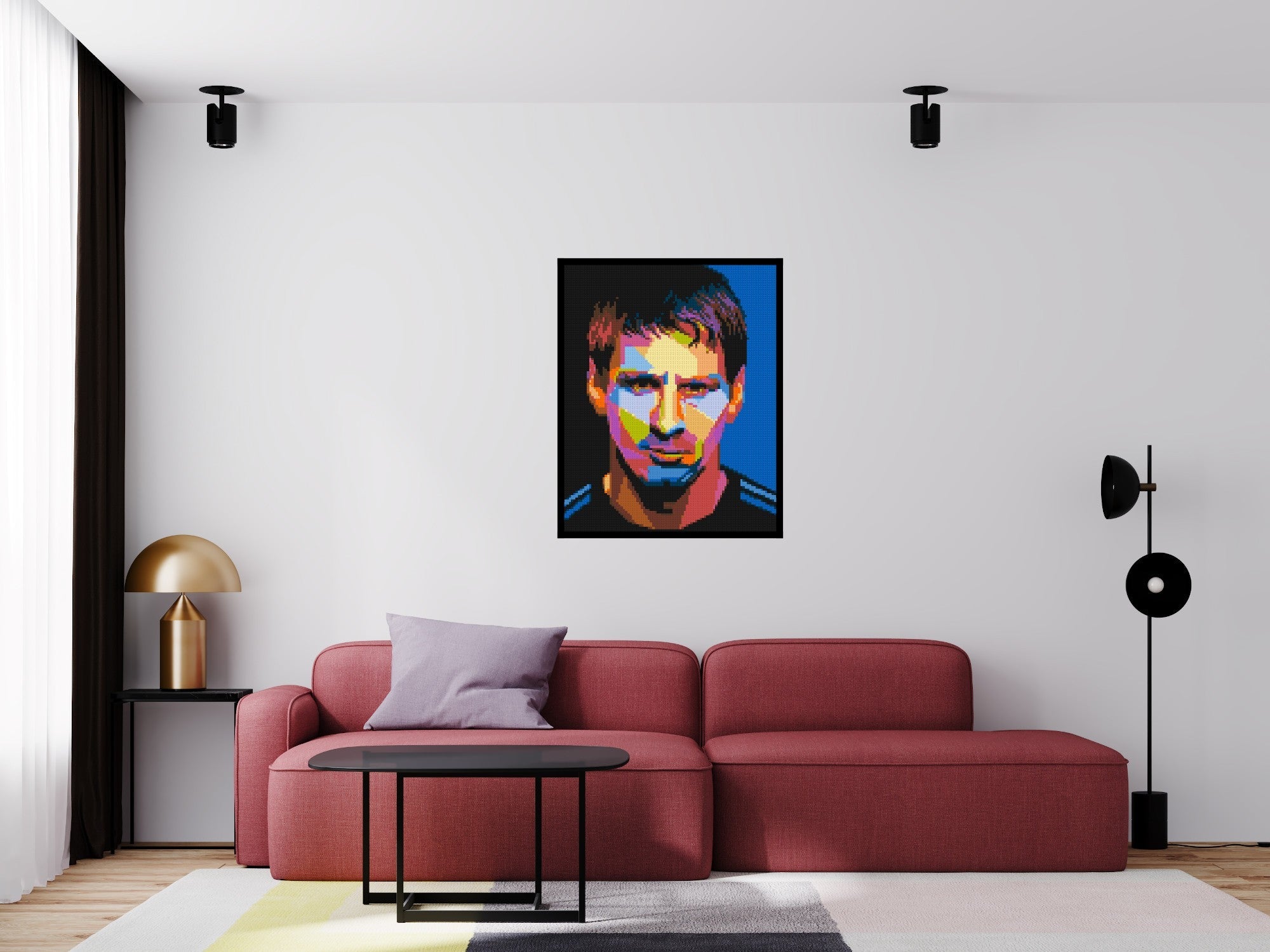 Messi #3 - Brick Art Mosaic Kit