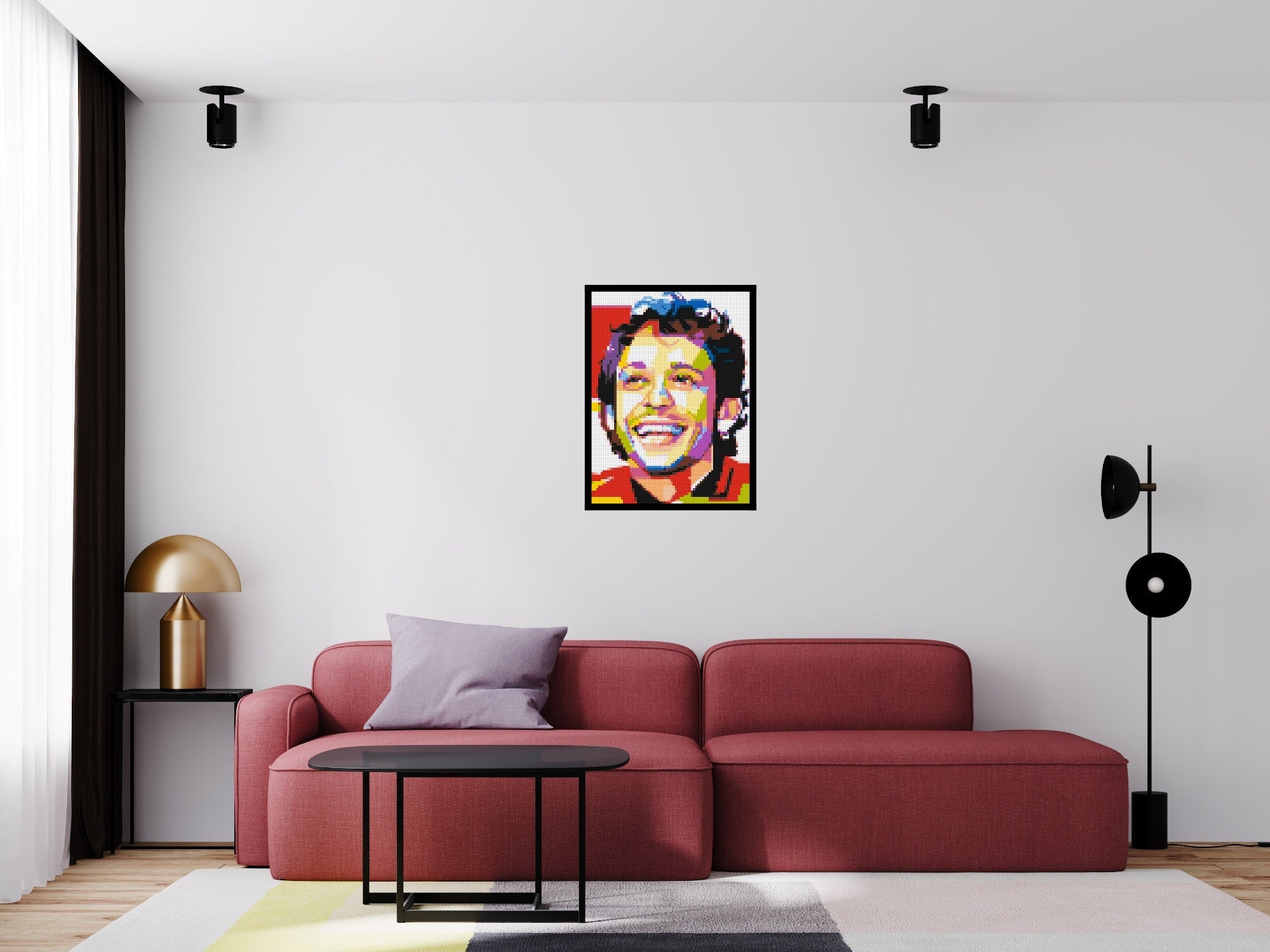 Valentino Rossi - Brick Art Mosaic Kit