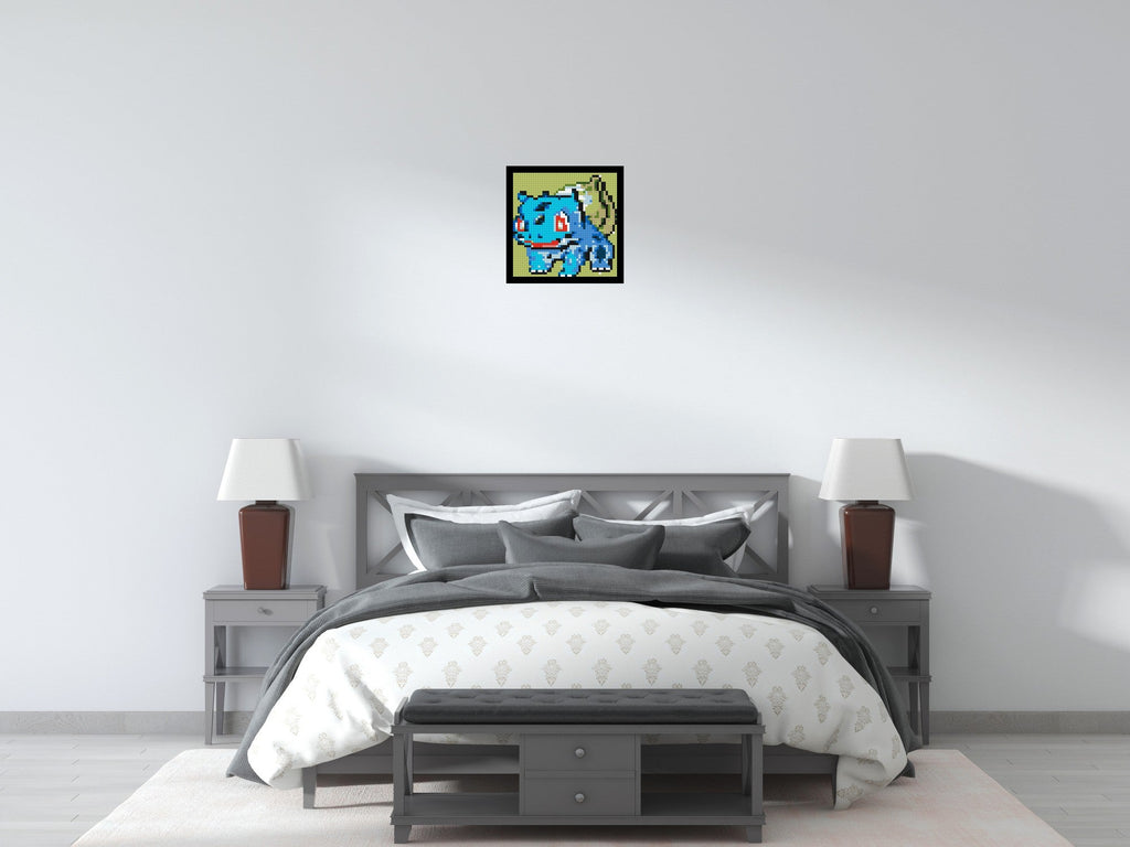 Bulbasaur Pixel Art - Brick Art Mosaic Kit