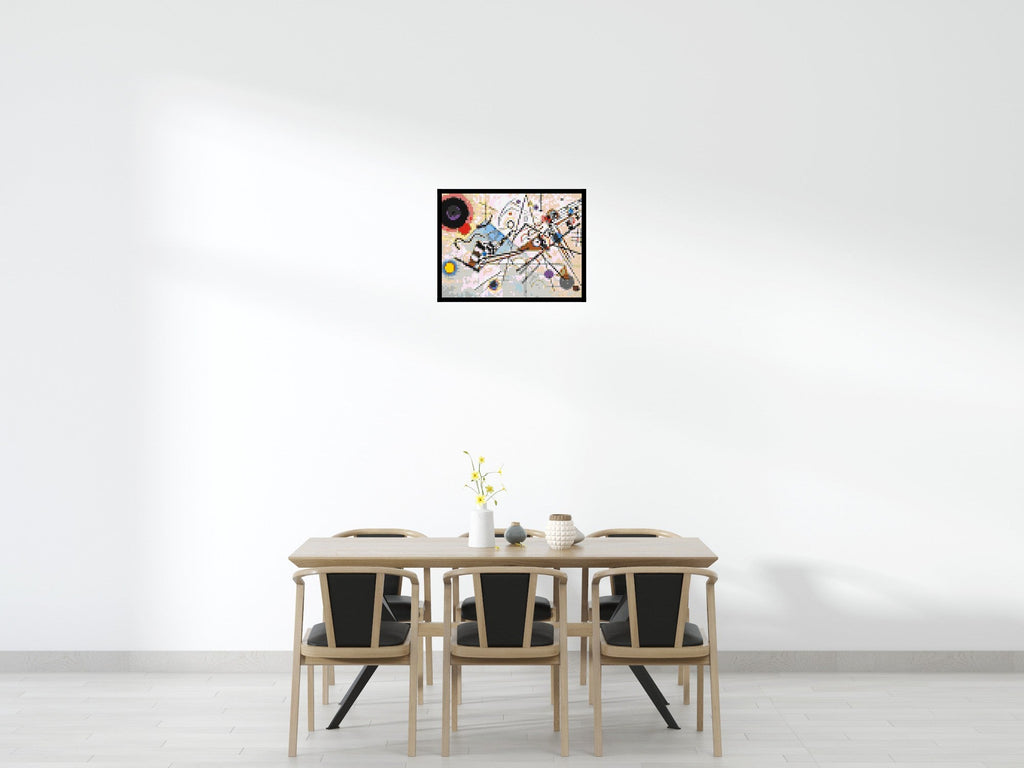 Composition VIII by Wassily Kandinsky - Brick Art Mosaic Kit