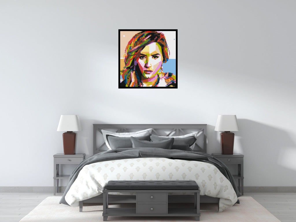 Demi Lovato - Brick Art Mosaic Kit