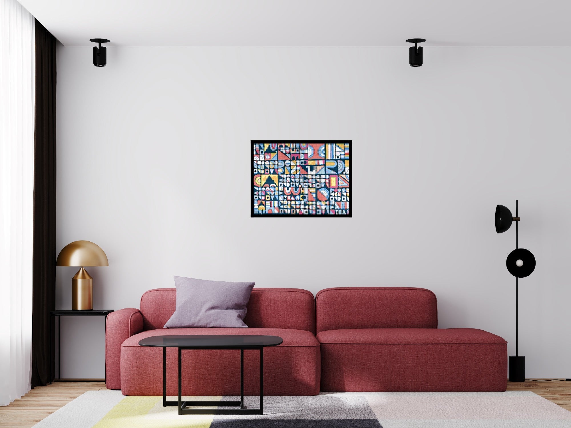 Abstract Pattern #10 - Brick Art Mosaic Kit
