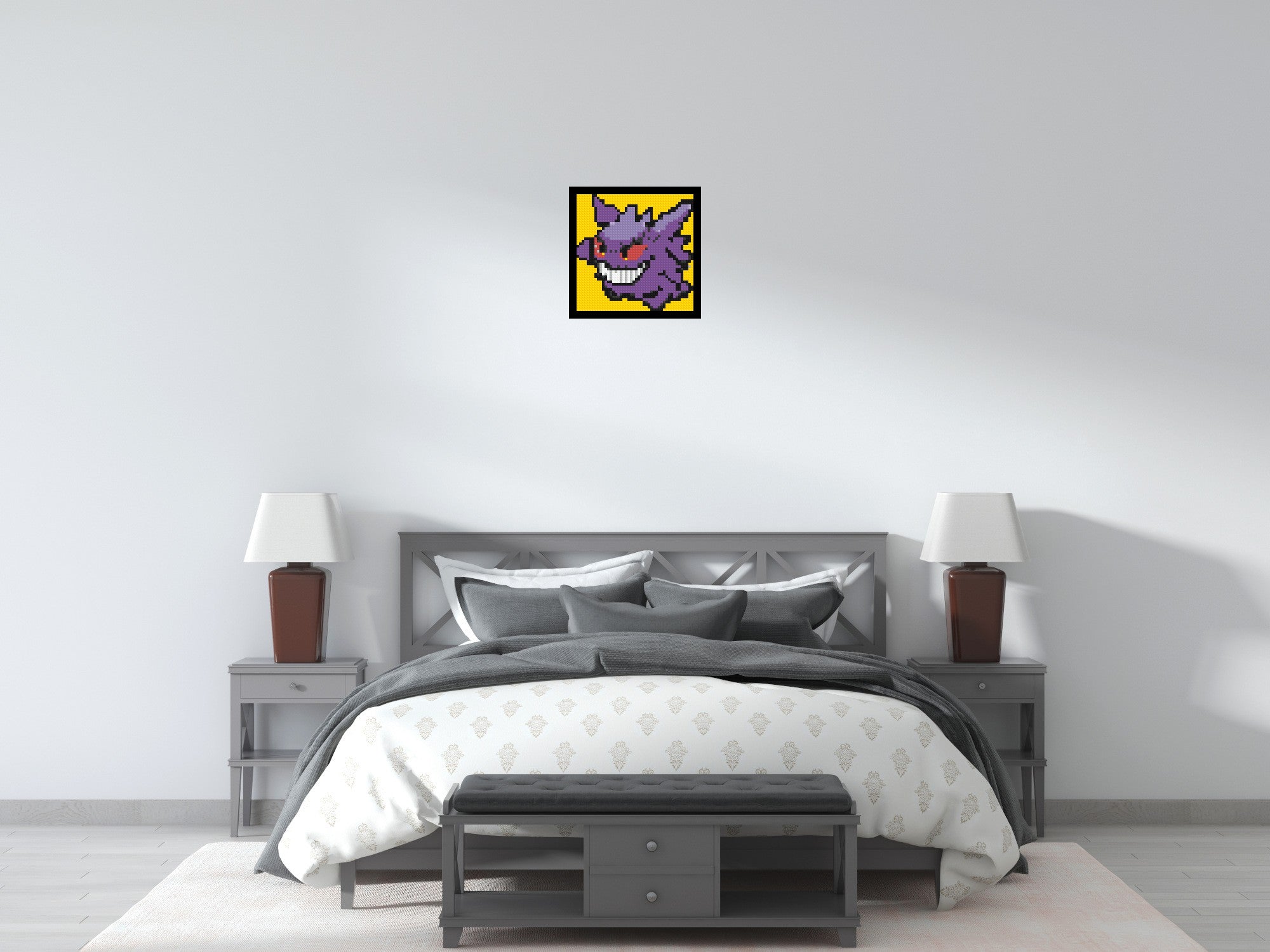 Gengar Pixel Art - Brick Art Mosaic Kit