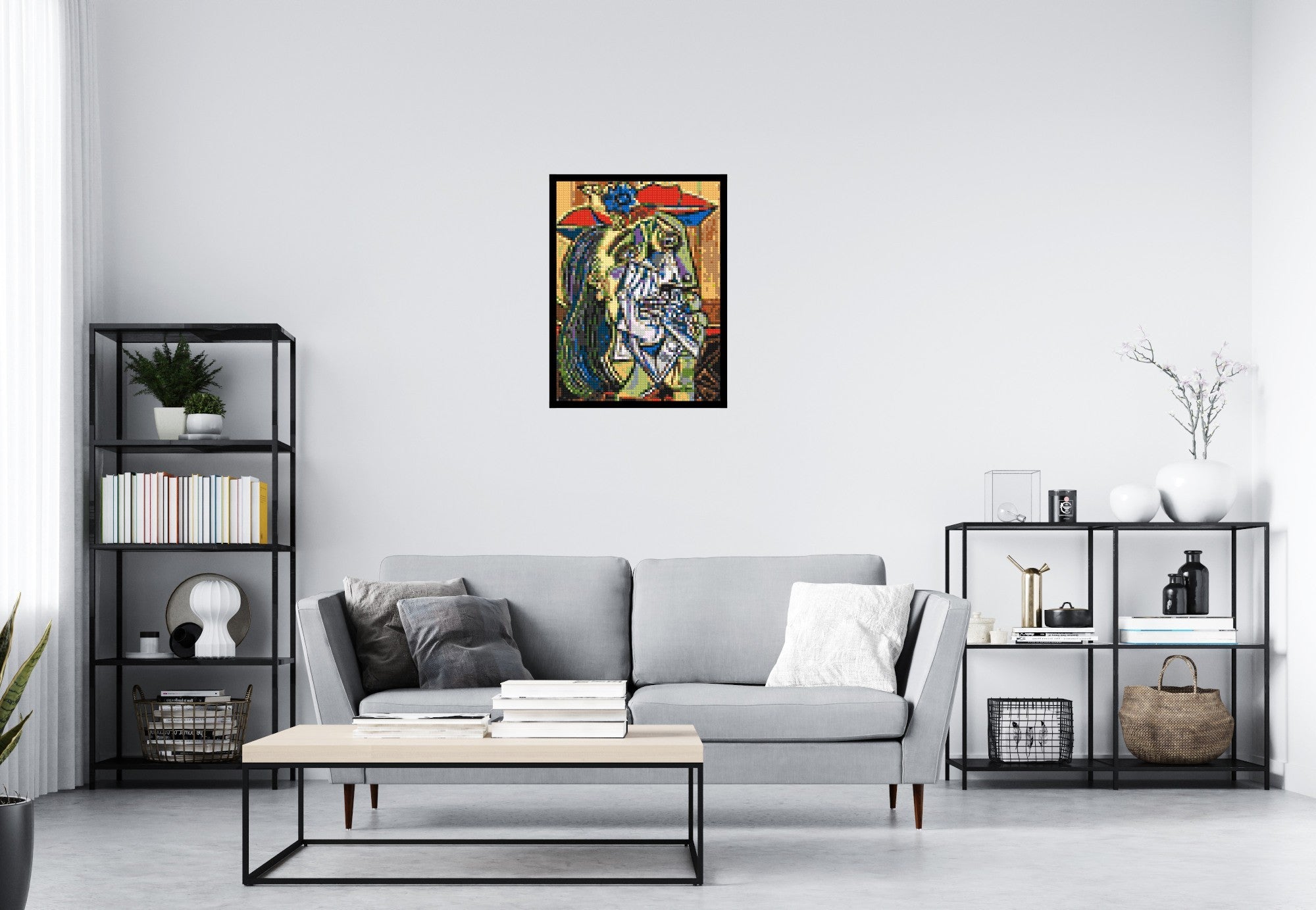 Weeping Woman by Pablo Picasso - Brick Art Mosaic Kit