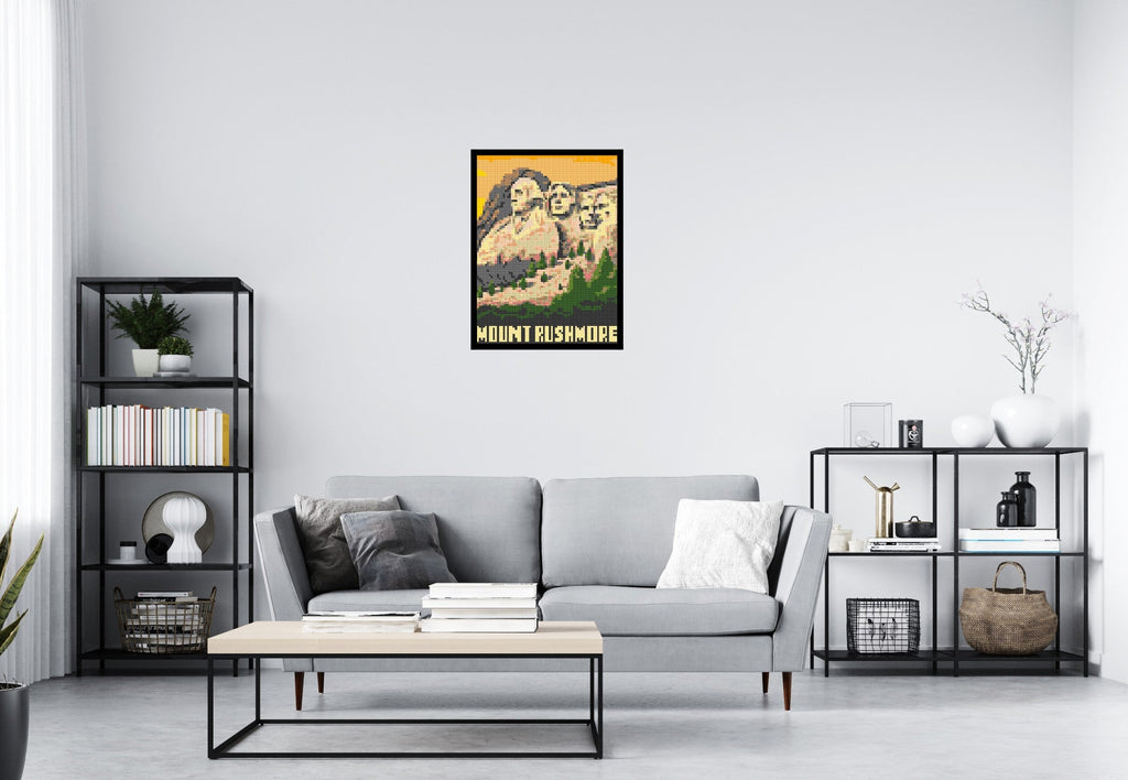 Mount Rushmore - Brick Art Mosaic Kit
