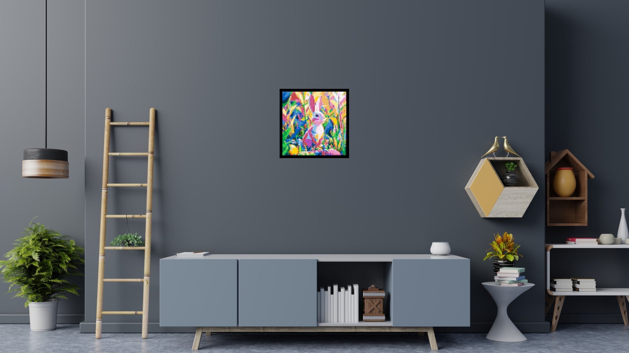 Colorful Bunny - Brick Art Mosaic Kit