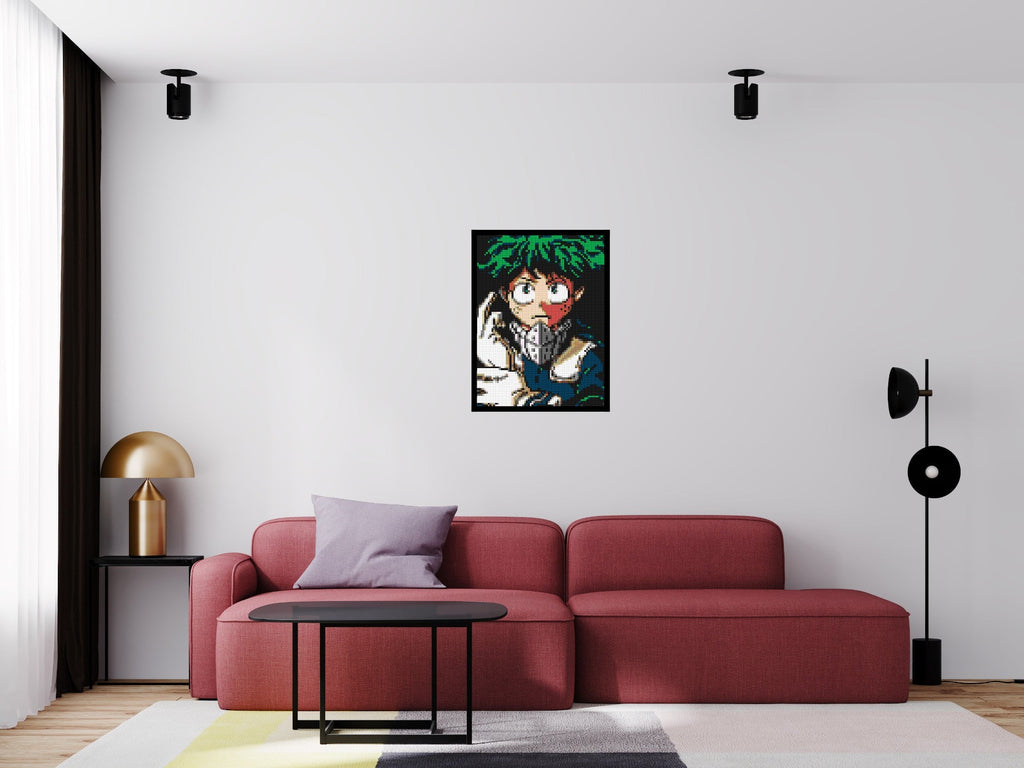 Izuku Midoriya Pixel Art - Brick Art Mosaic Kit