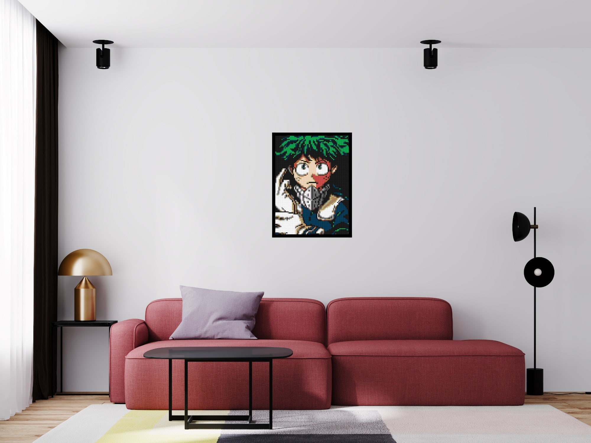 Izuku Midoriya Pixel Art - Brick Art Mosaic Kit