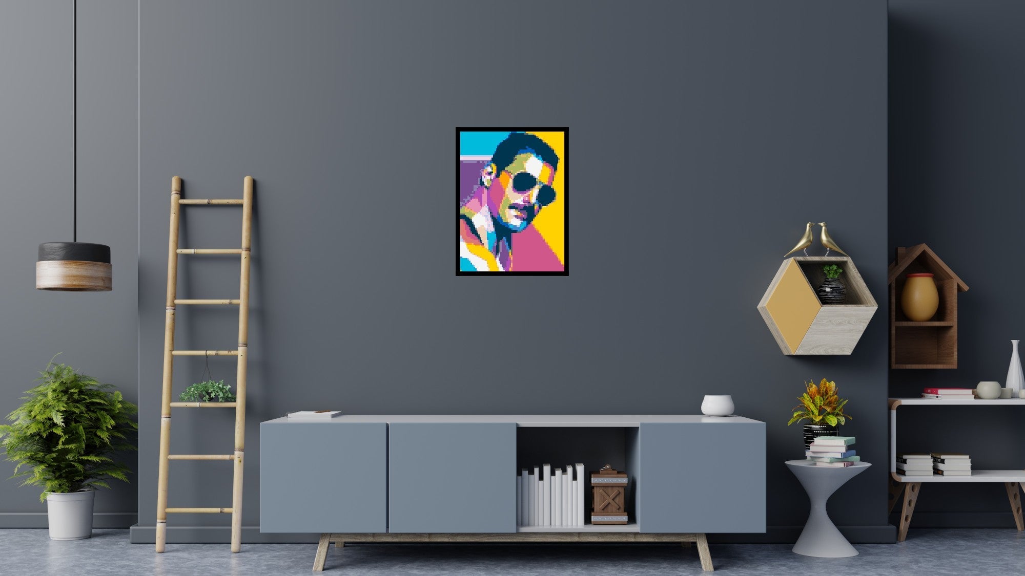 Freddie Mercury - Brick Art Mosaic Kit