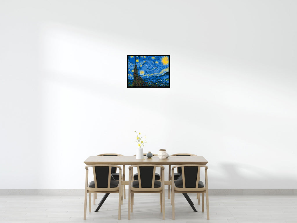 Starry Night by Vincent Van Gogh - Brick Art Mosaic Kit