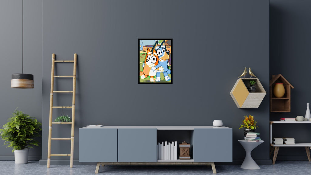 Bluey & Bingo Pixel Art - Brick Art Mosaic Kit