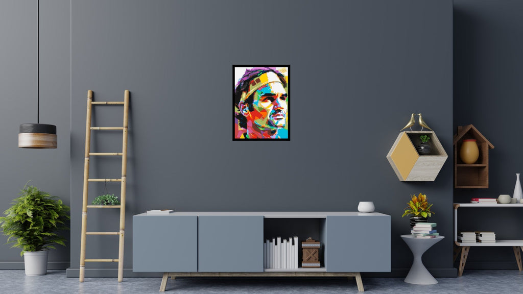 Roger Federer - Brick Art Mosaic Kit